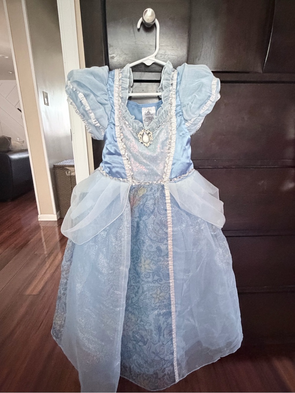 Disney Light Blue Cinderella Princess Dress Costume for Kids